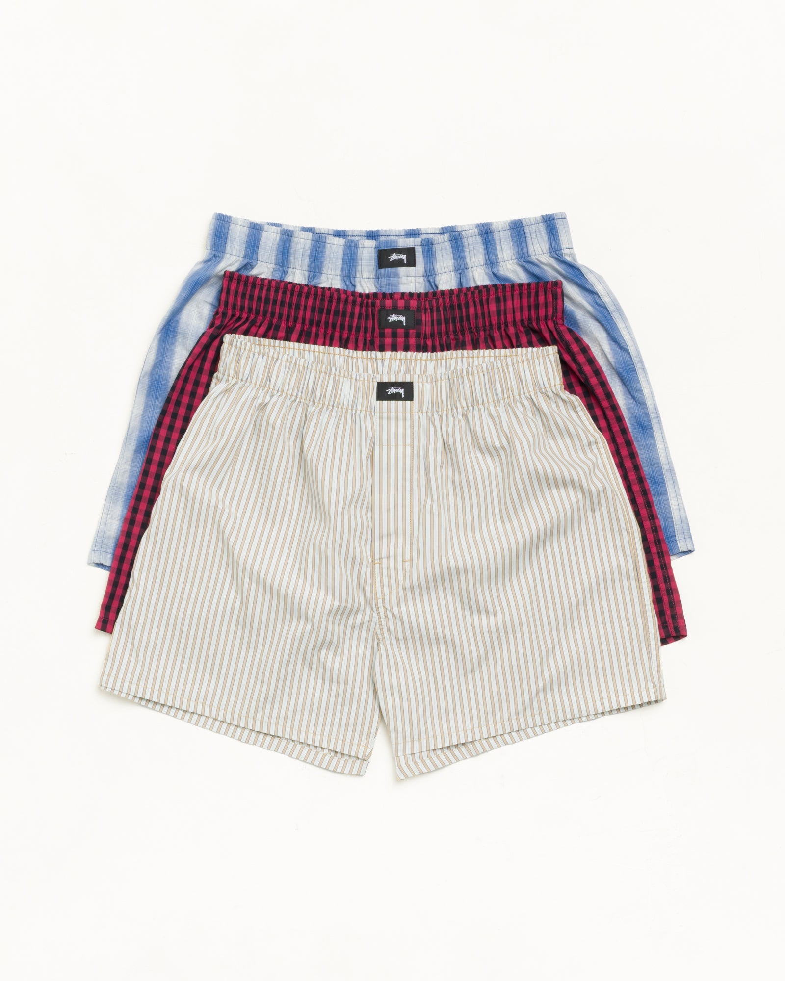 STUSSY BOXER SHORT- 3 PACK, MULTI