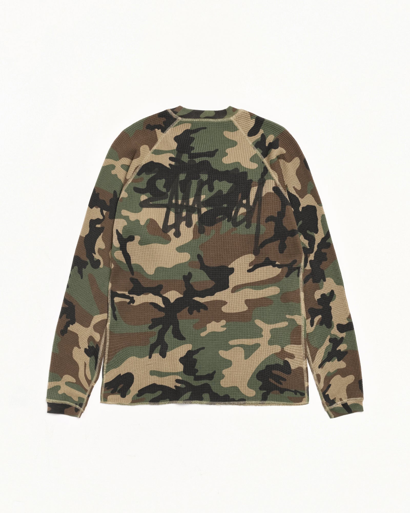 BASIC STÜSSY THERMAL, Woodland Camo