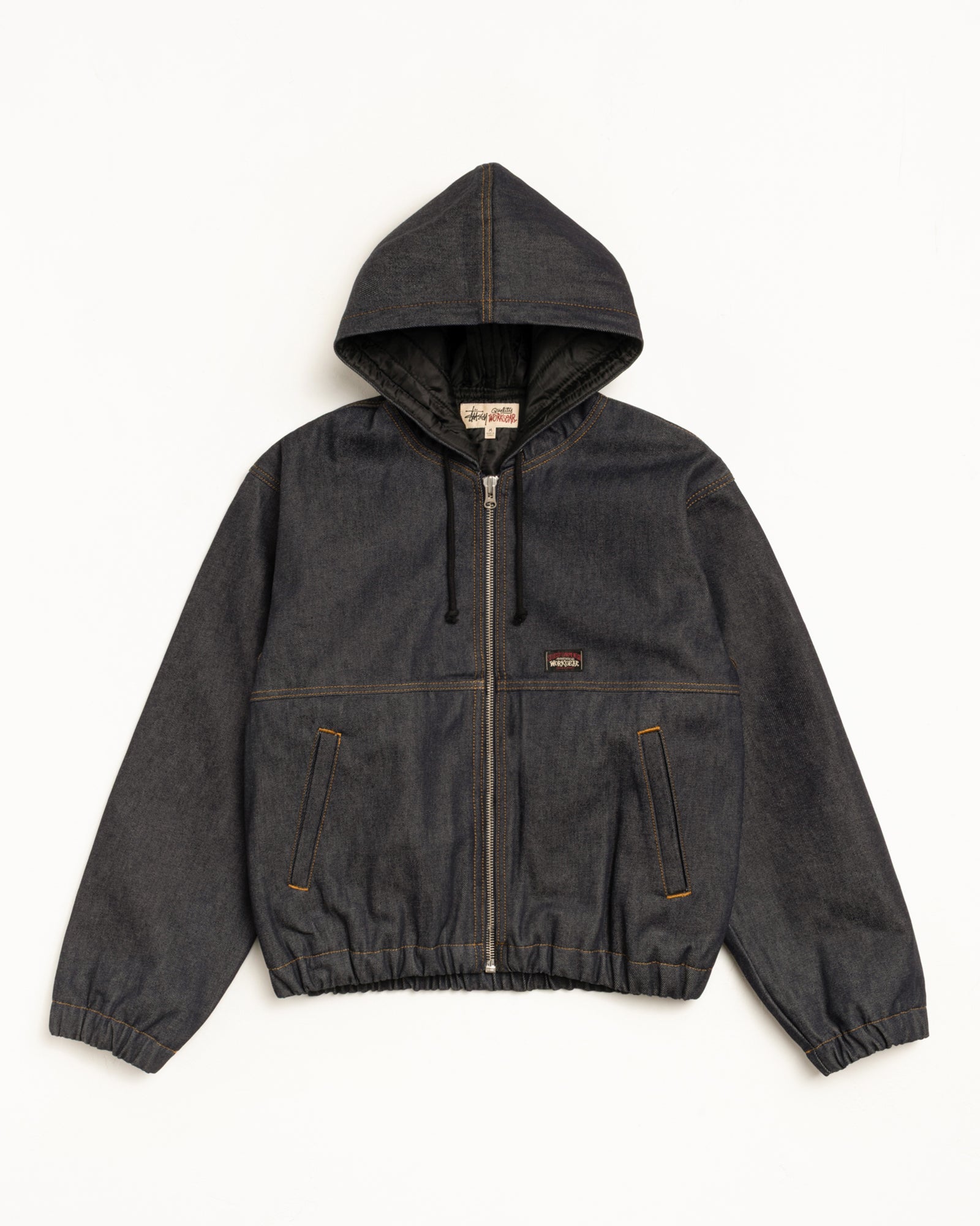 INSULATED WORK JACKET RAW DENIM、Indigo