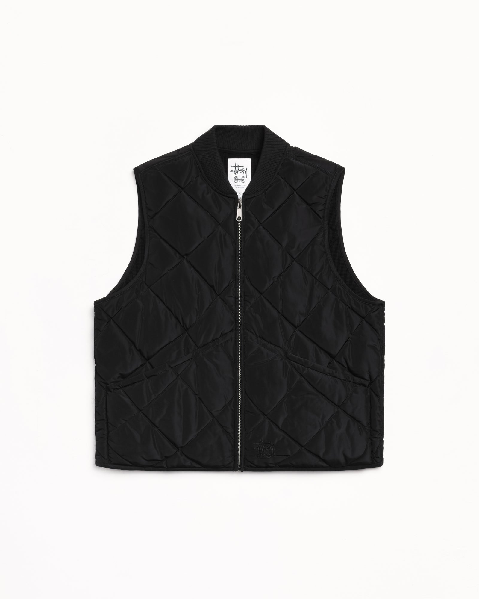 THERMAL LINED QUILTED VEST, Black