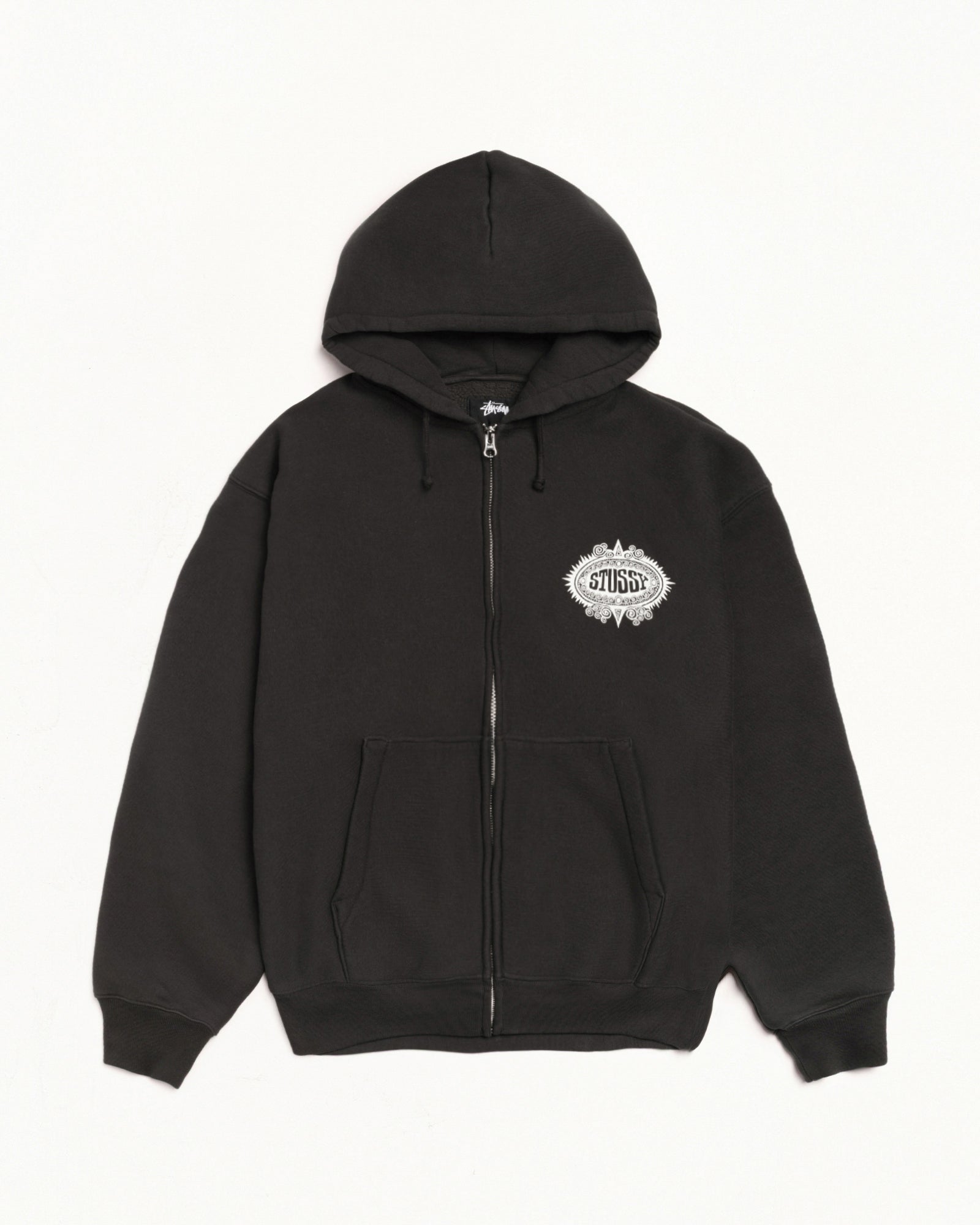 MANTRA ZIP HOODIE, Black