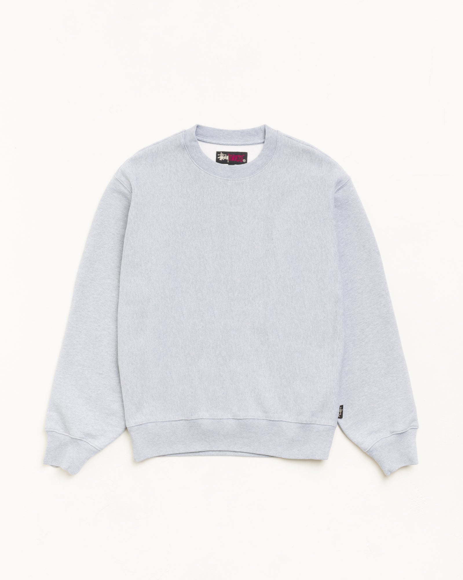 FLEECE CREW, Grey Heather