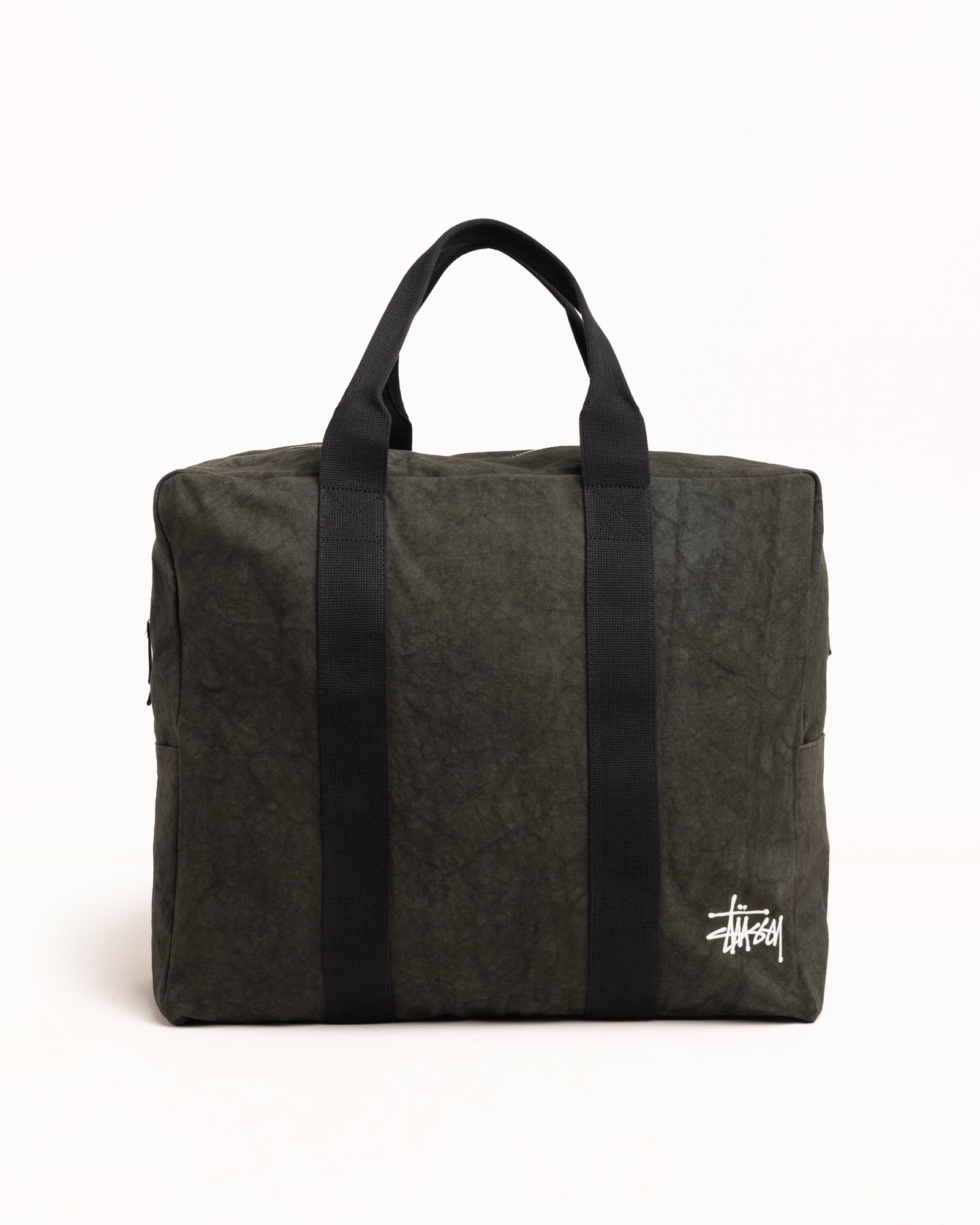 CANVAS FLIGHT BAG, Washed Black