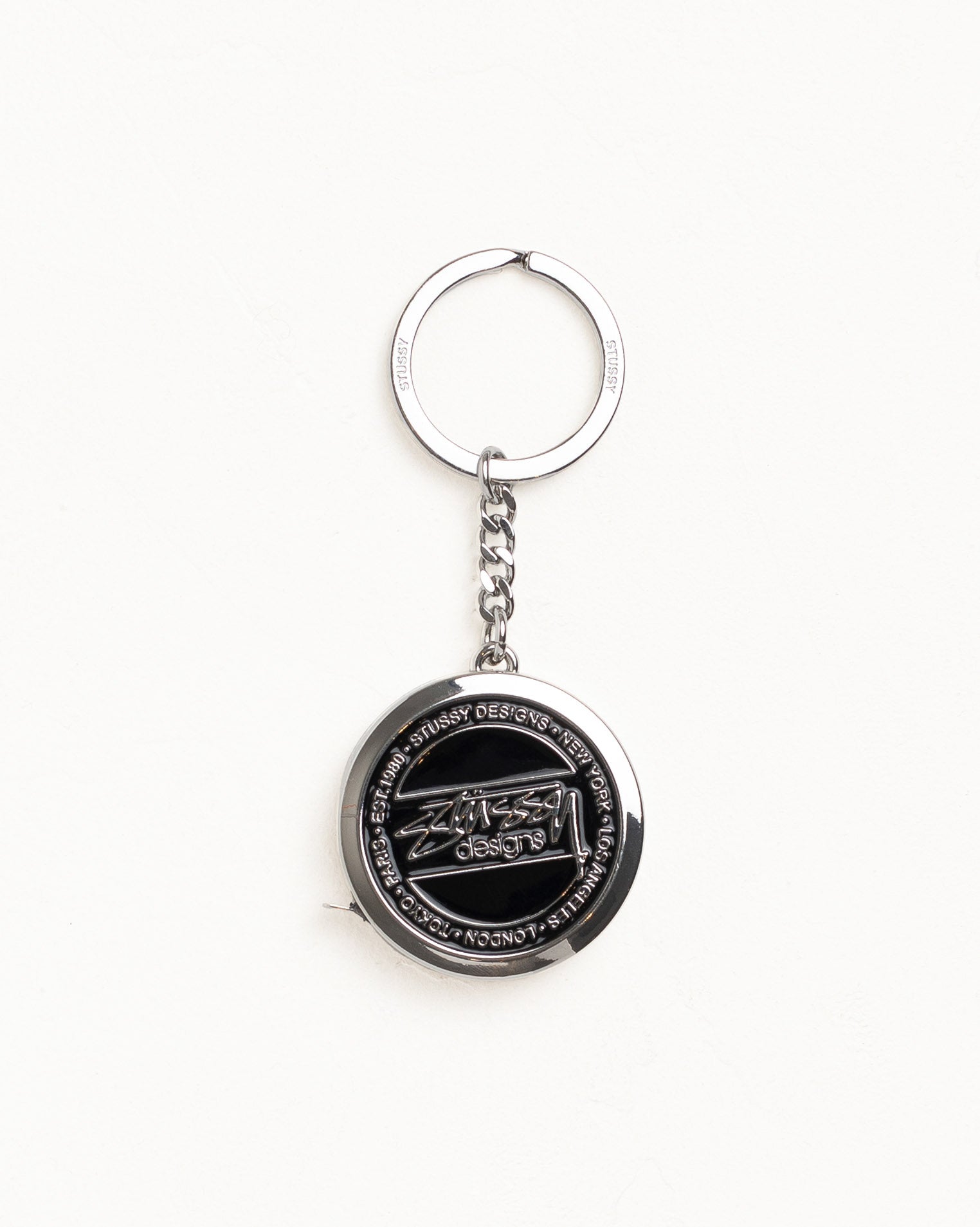 MEASURING TAPE KEYCHAIN, Black