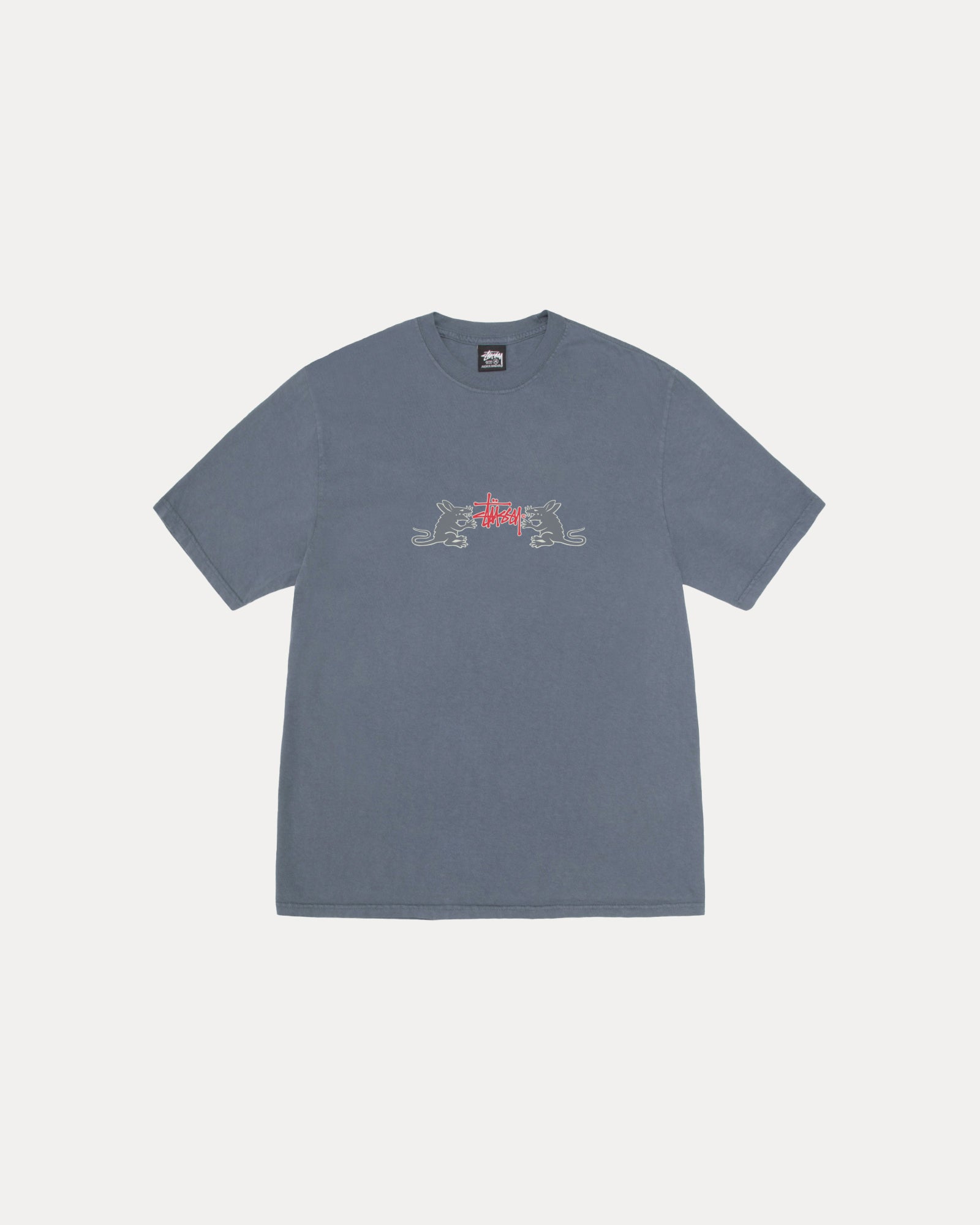 HOMEBREW PIG. DYED TEE, NAVY