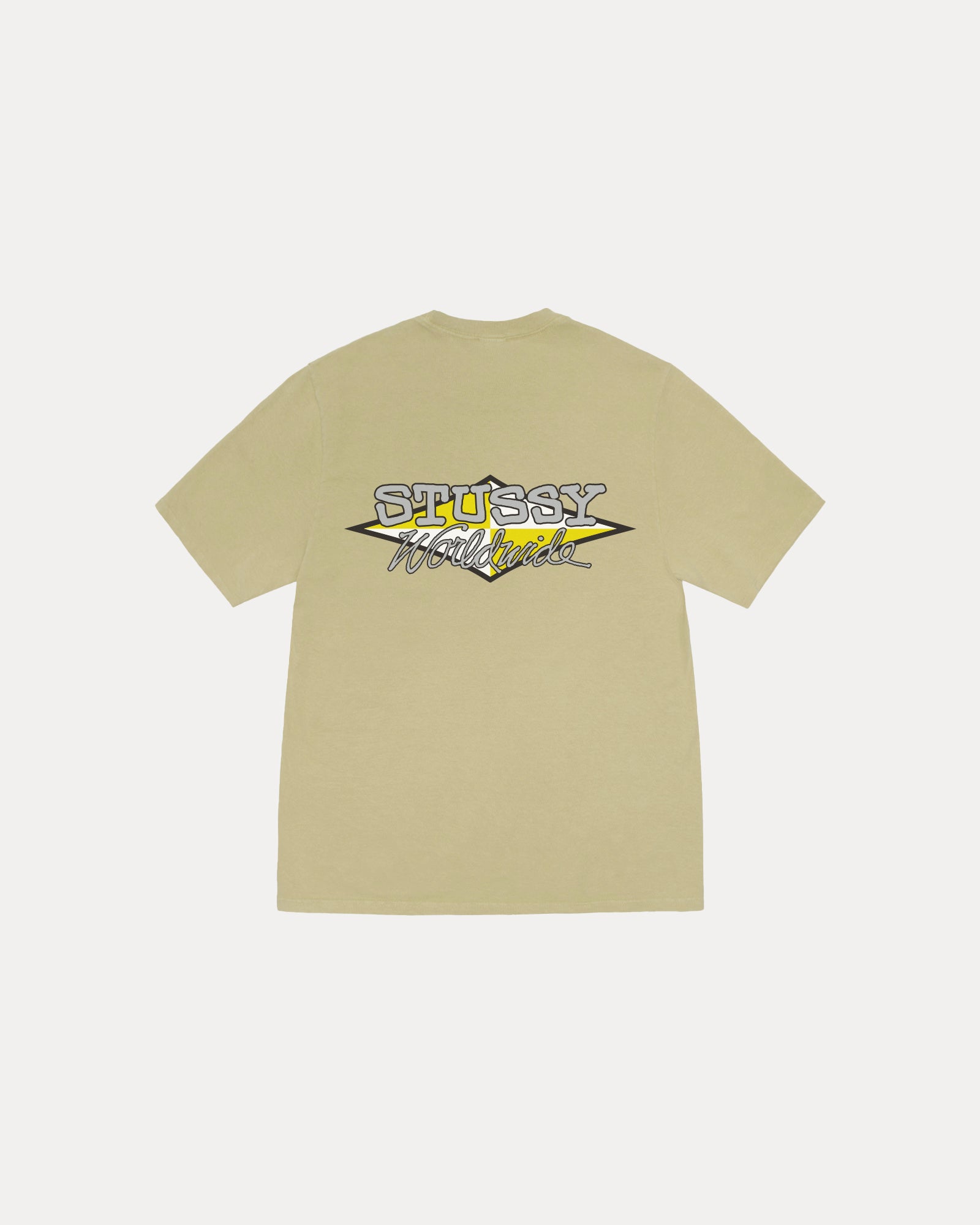 WORLDWIDE DIAMOND PIG DYED TEE, ELM
