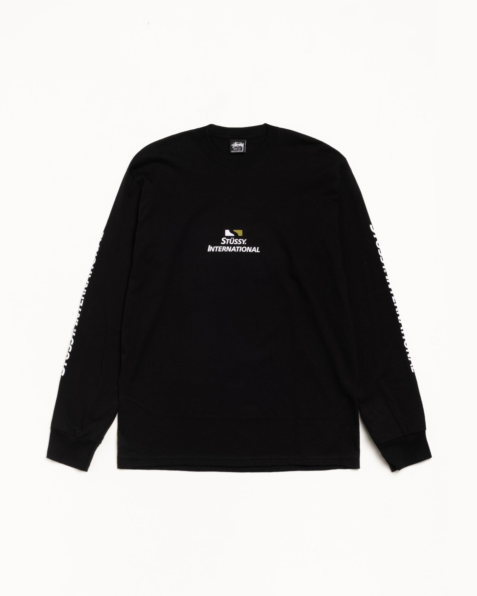 STÜSSY INTERNATIONAL LS TEE、Black