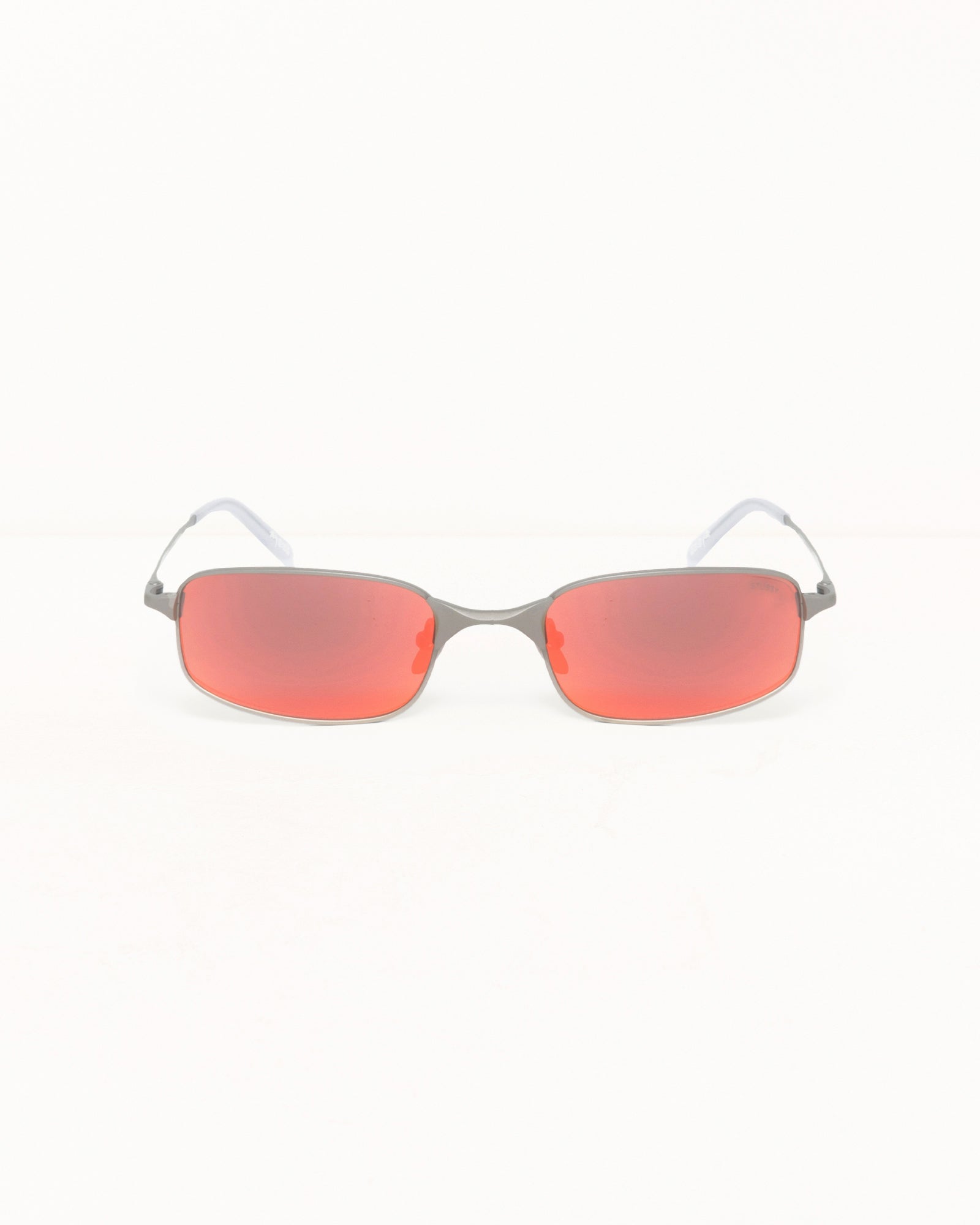 SIMON SUNGLASSES, Matte Silver/Sunflare Mirror Lens