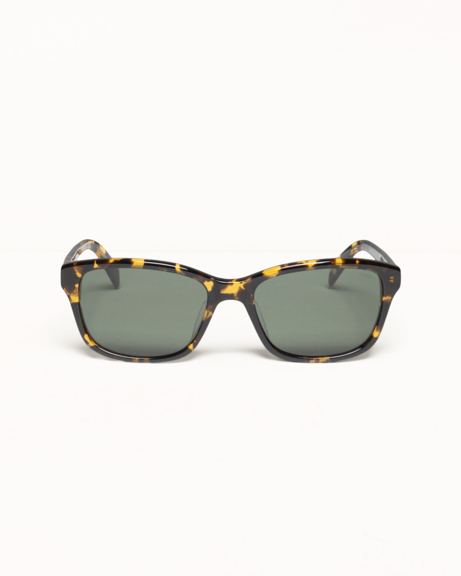 ALAN SUNGLASSES, Olive Tortoise / Green Lens