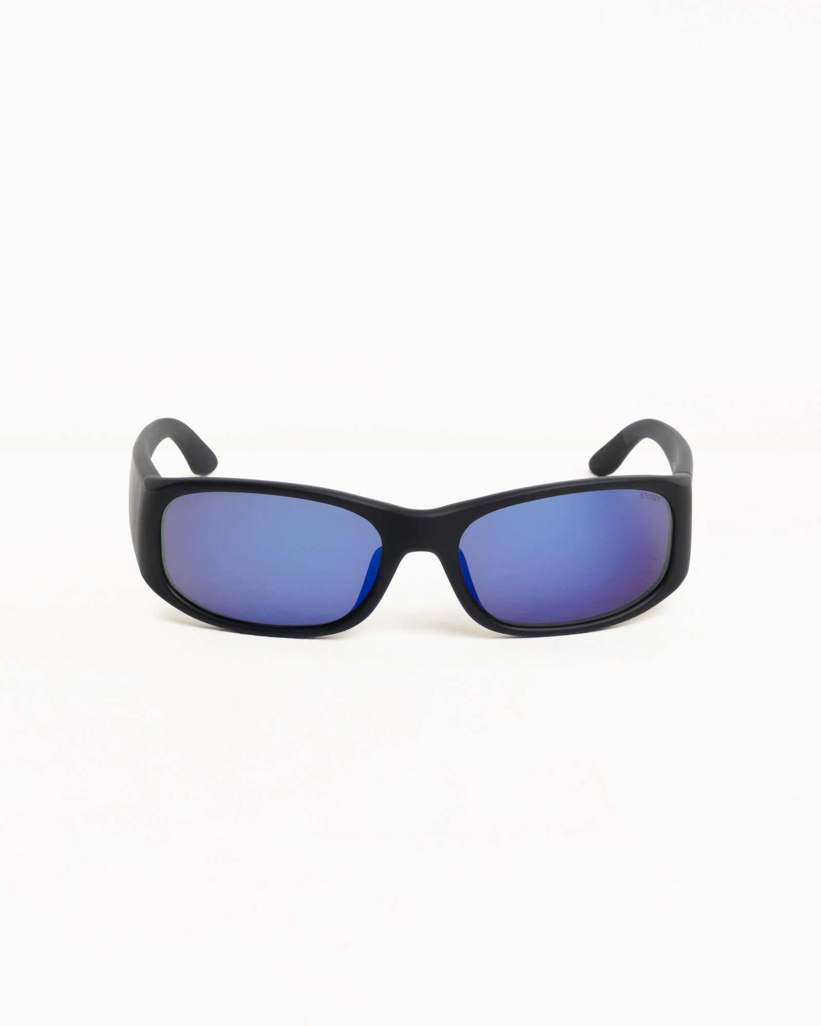 MIKEY POLARIZED SUNGLASSES, Rubber Black/Polarized Dark Blue Lens