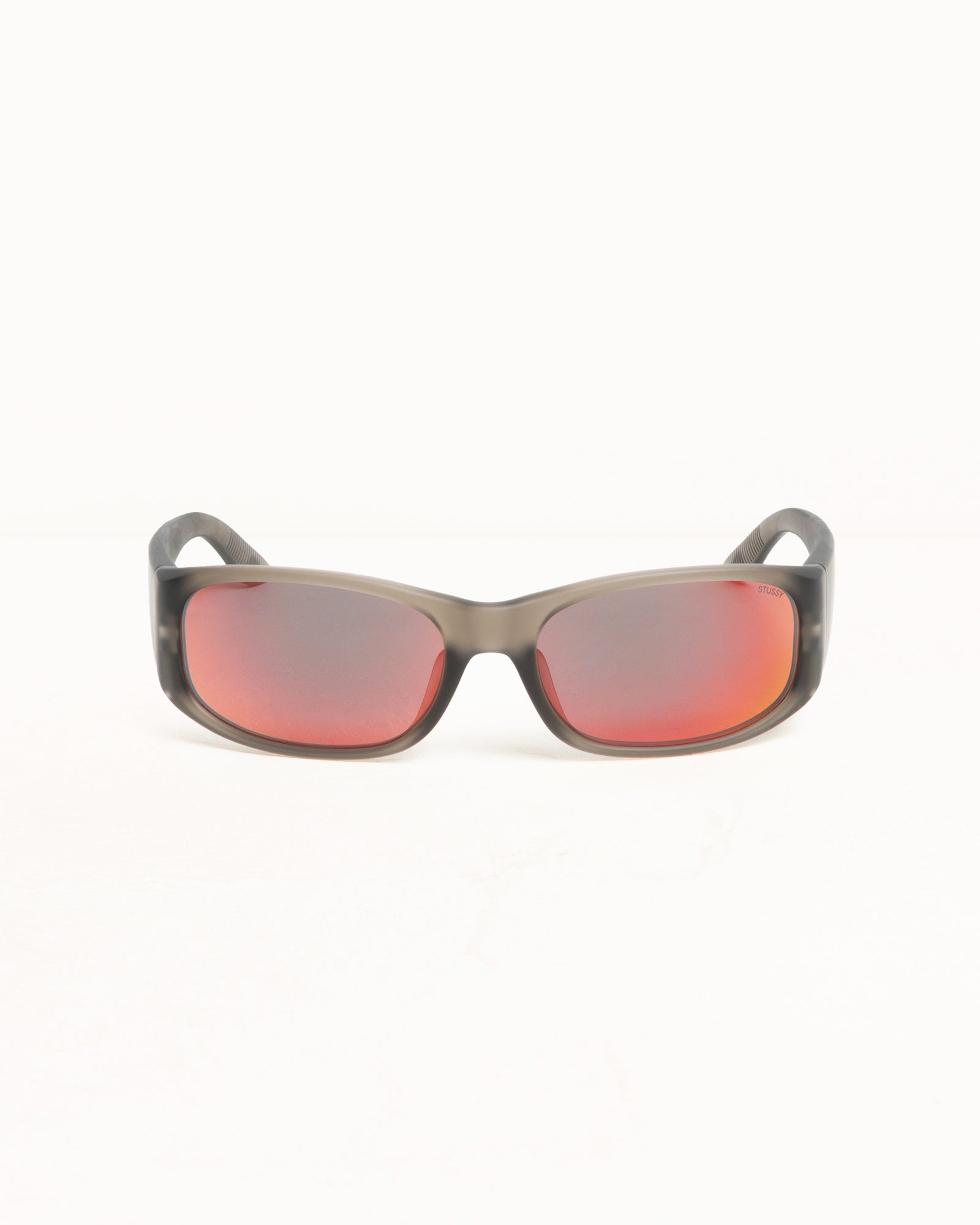 MIKEY POLARIZED SUNGLASSES, Frost Smoke/Polarized Red Lens