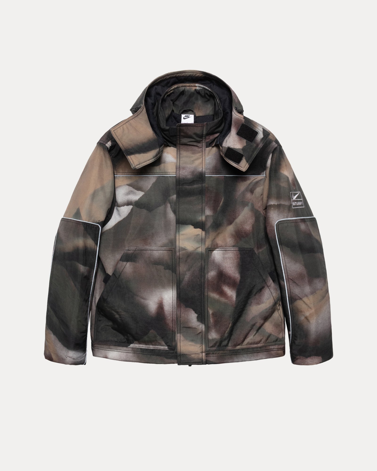 STÜSSY & NIKE PRIMALOFT® UTILITY JACKET, MULTI-COLOUR/MEDIUM ASH