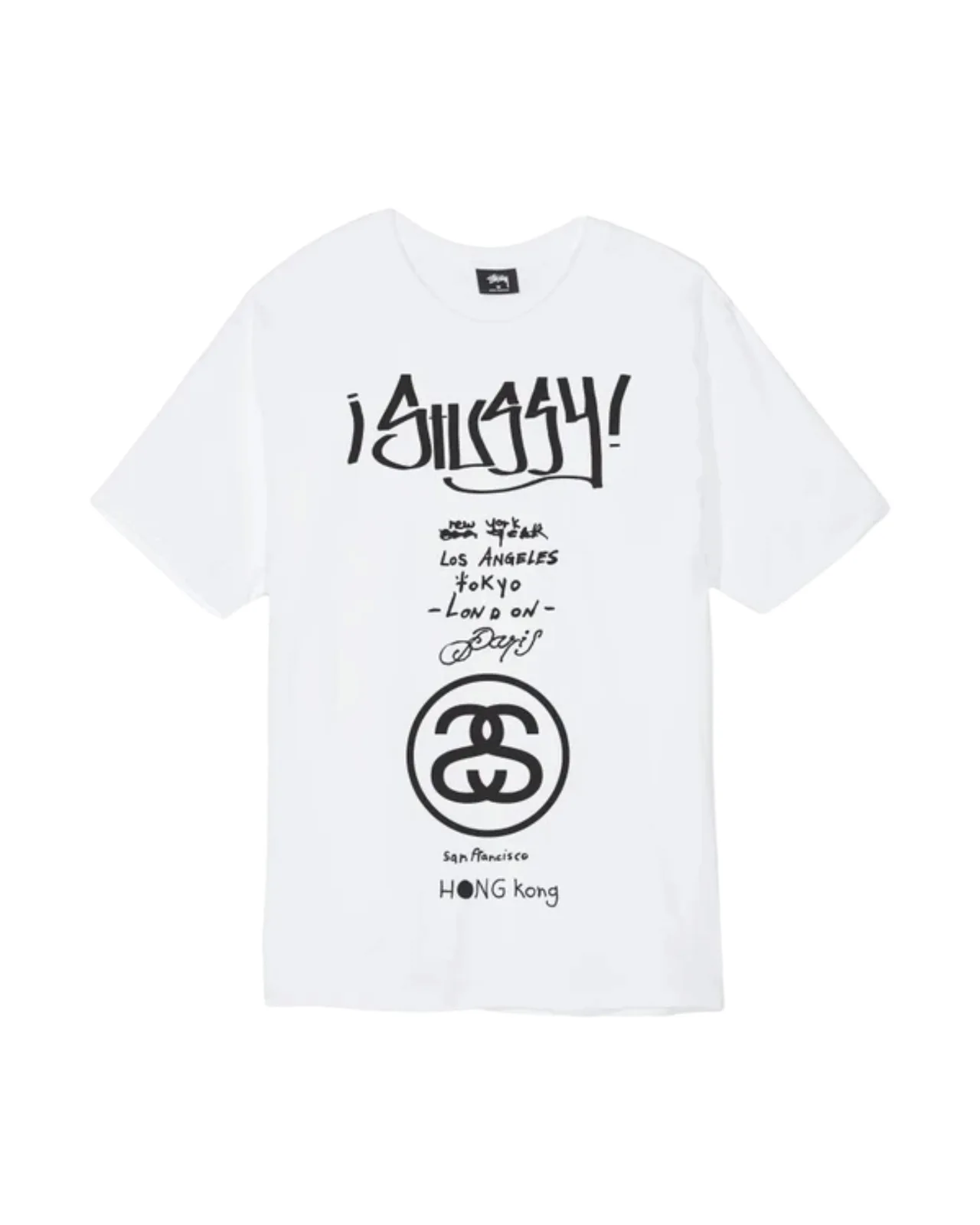 Stussy x ROB ABEYA JR. World Tour, White