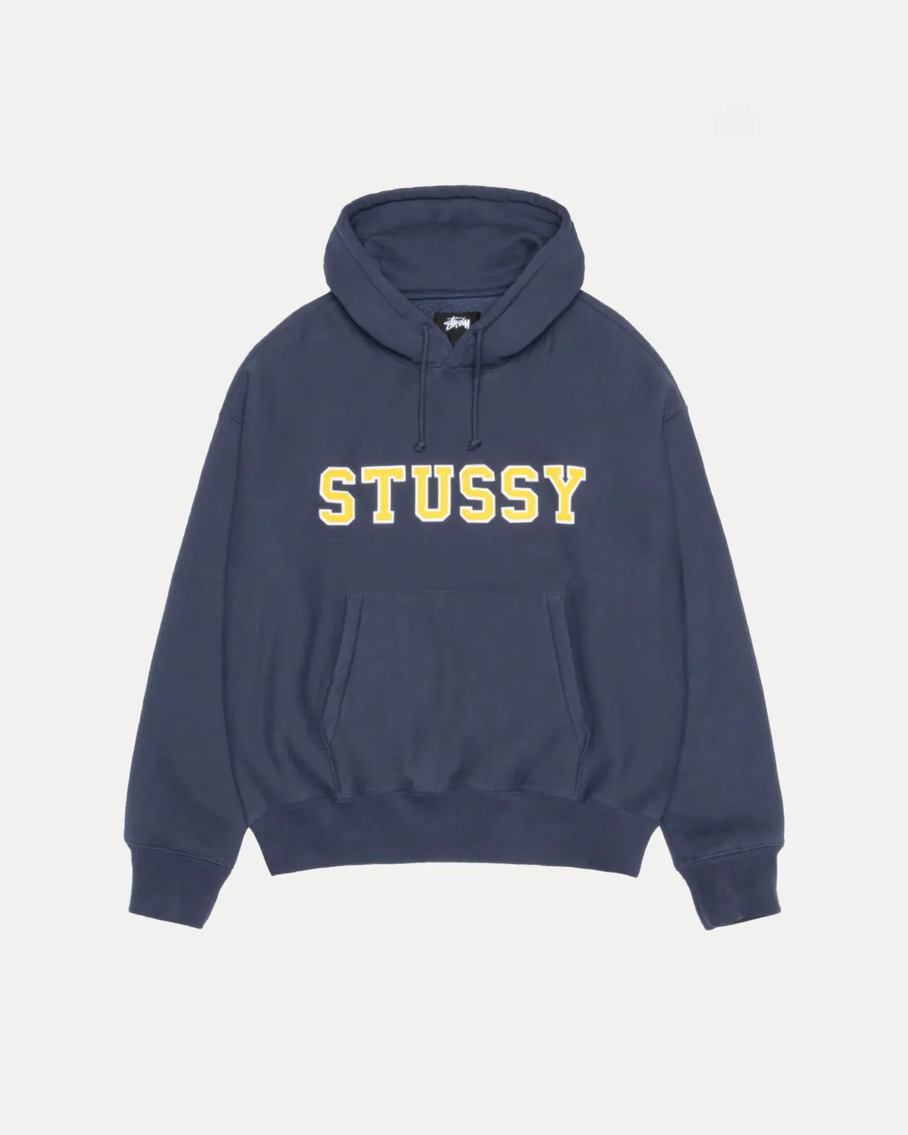 Stüssy Felt Applique Hoodie, NAVY